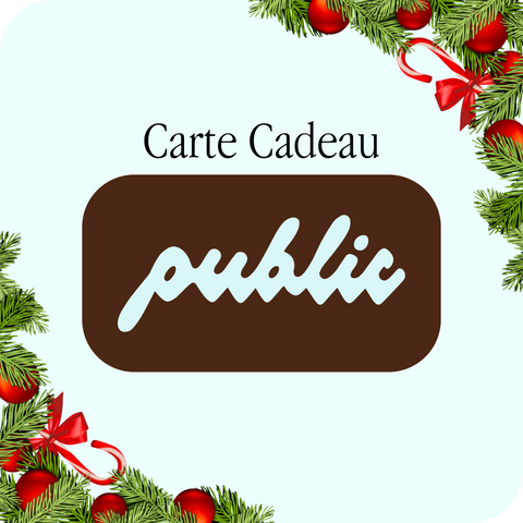 Carte Cadeau Café Public