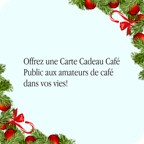 Carte Cadeau Café Public