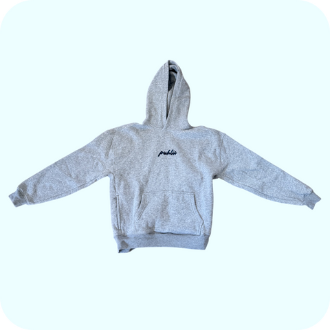 Hoodie Café Public - Gris