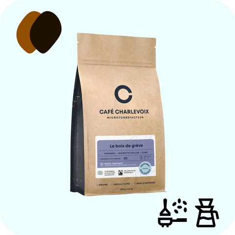 Café Charlevoix - Le bois de grève