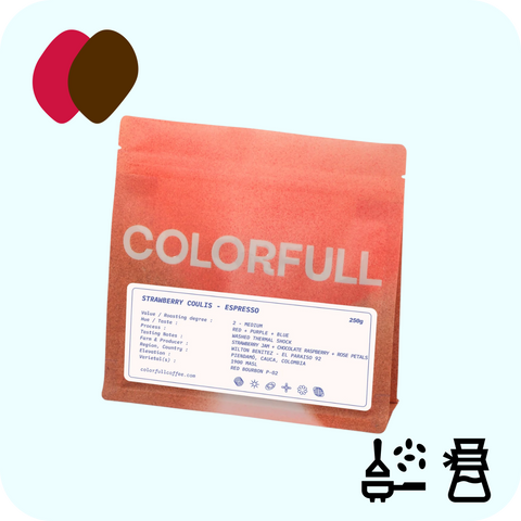 Colorfull - Strawberry Coulis Espresso