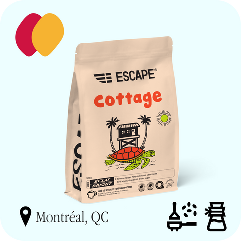 Escape – Cottage, café torréfié à Montréal, QC