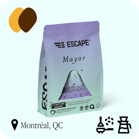 Escape – Mayor, café torréfié à Montréal, QC