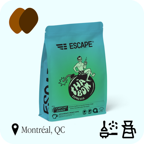 Escape – Tha Bom, café torréfié à Montréal, QC