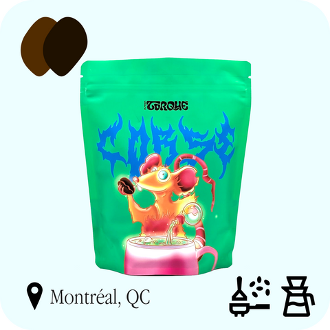 TorQué - Corsé - Bien Cuit : sac de café 222 g, torréfié à Montréal, QC